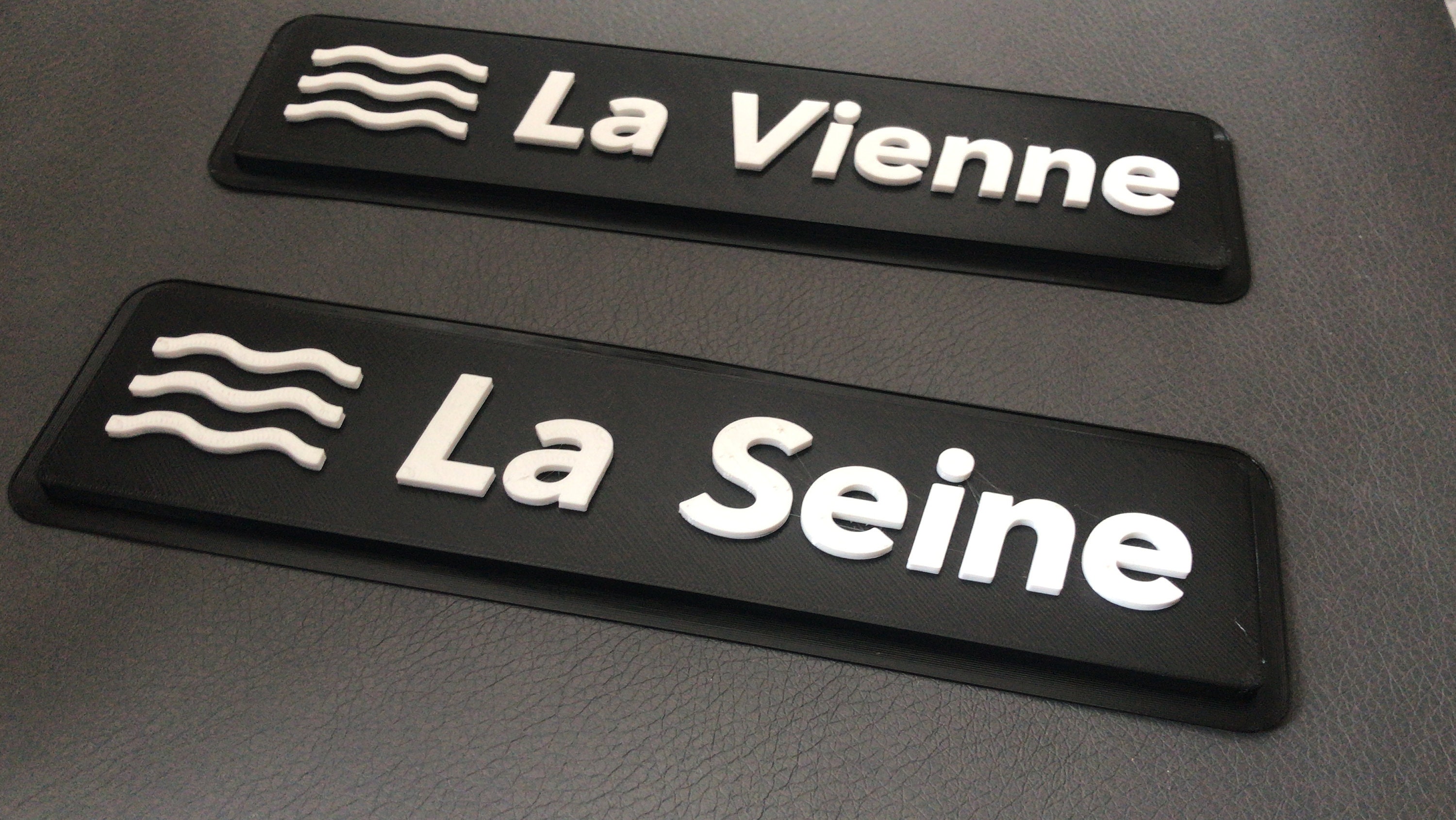 Panneau Fleuve Rivière Personnalisable