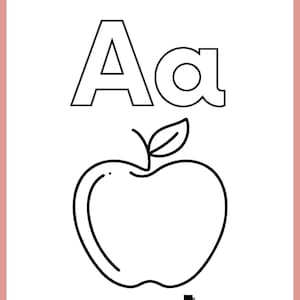Alphabet Coloring Pages 26 Pages Adult Printable Instant Download PDF Best Selling Item Coloring