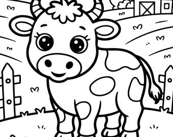 100 Cute Animals Coloring Pages Adult and Kid Coloring Pages Printable Digital Instant Download PDF Best Selling Item Popular Item