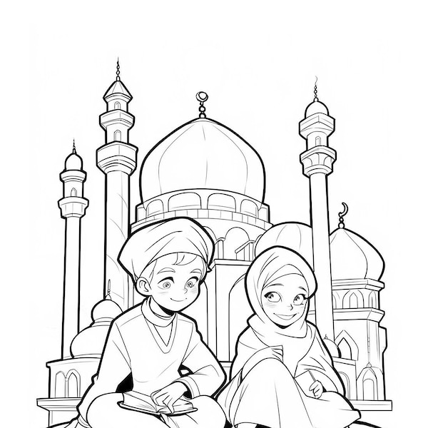 25 Ramadan Coloring Pages for Kids - Adult and Kid Coloring Pages Printable Digital Instant Download PDF Best Selling Item Popular Item