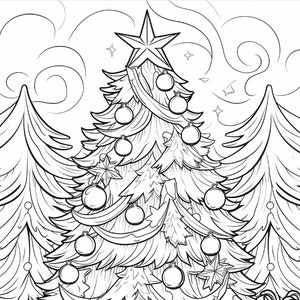 Christmas Coloring Pages - 100 Pages Adult and Kid Coloring Pages Printable Digital Instant Download PDF Best Selling Item Popular