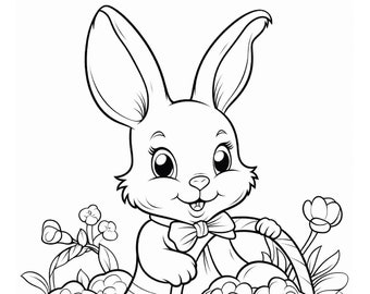 200 Easter Coloring Pages for Kids and Adults Printable Digital Instant Download PDF Best Selling Item Popular Item