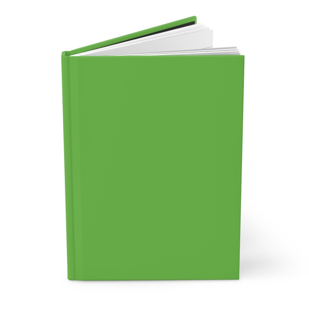 Green Plain Journal Hardcover Notebook 5.75"x8" 150 Lined Pages Best ...