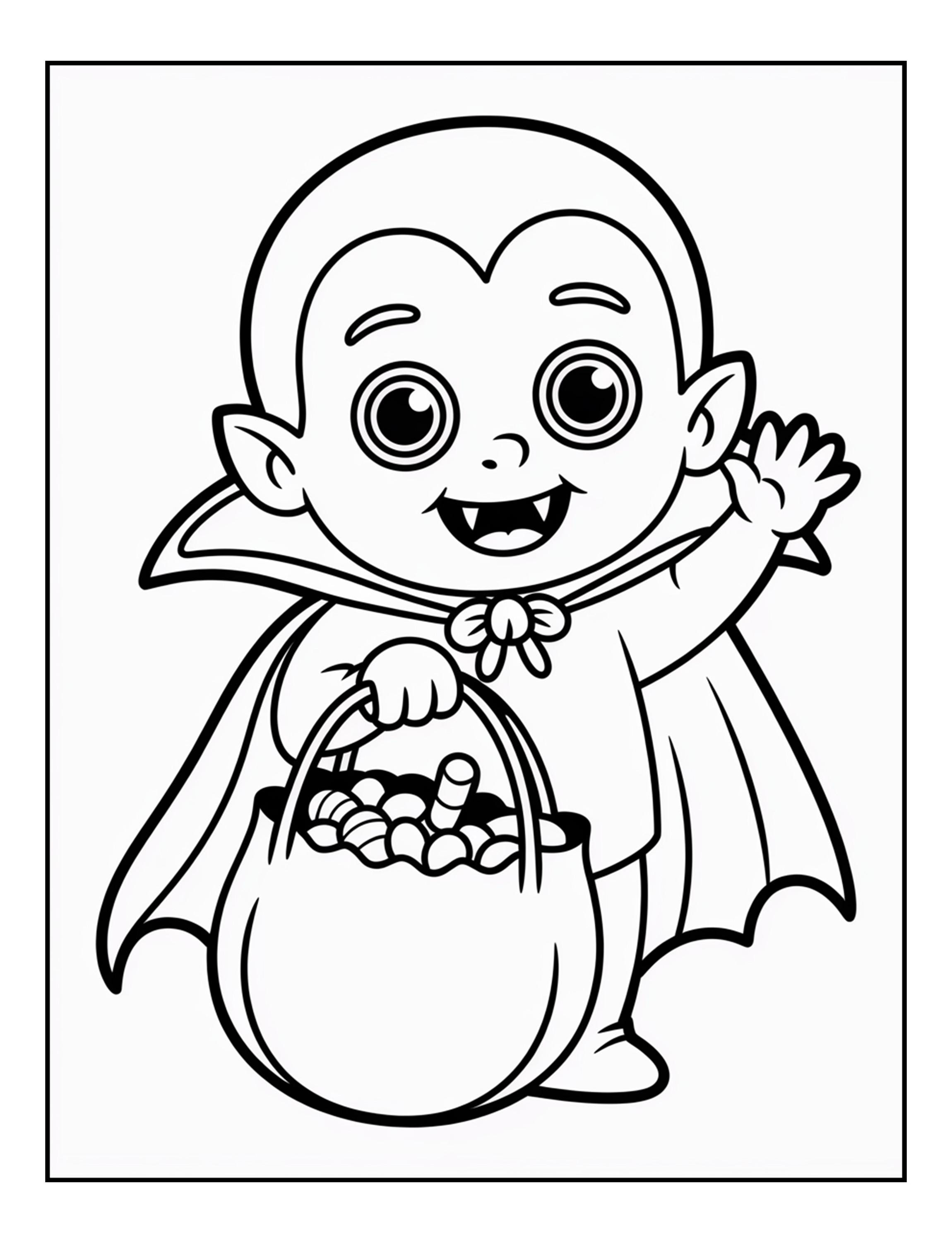 100 Halloween Coloring Pages for Kids and Adults Coloring Pages ...