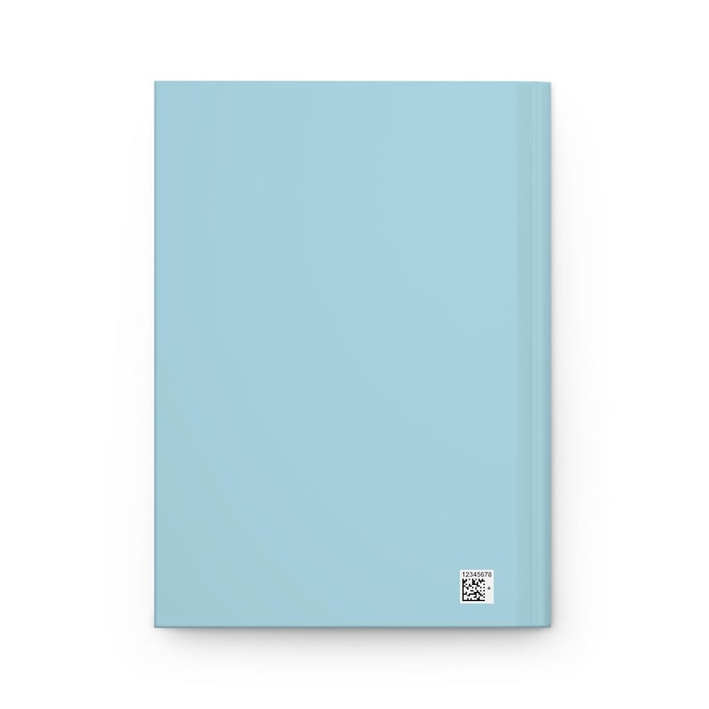 Plain Light Blue Pastel Blue Baby Blue Journal Hardcover Notebook, 5.75 ...