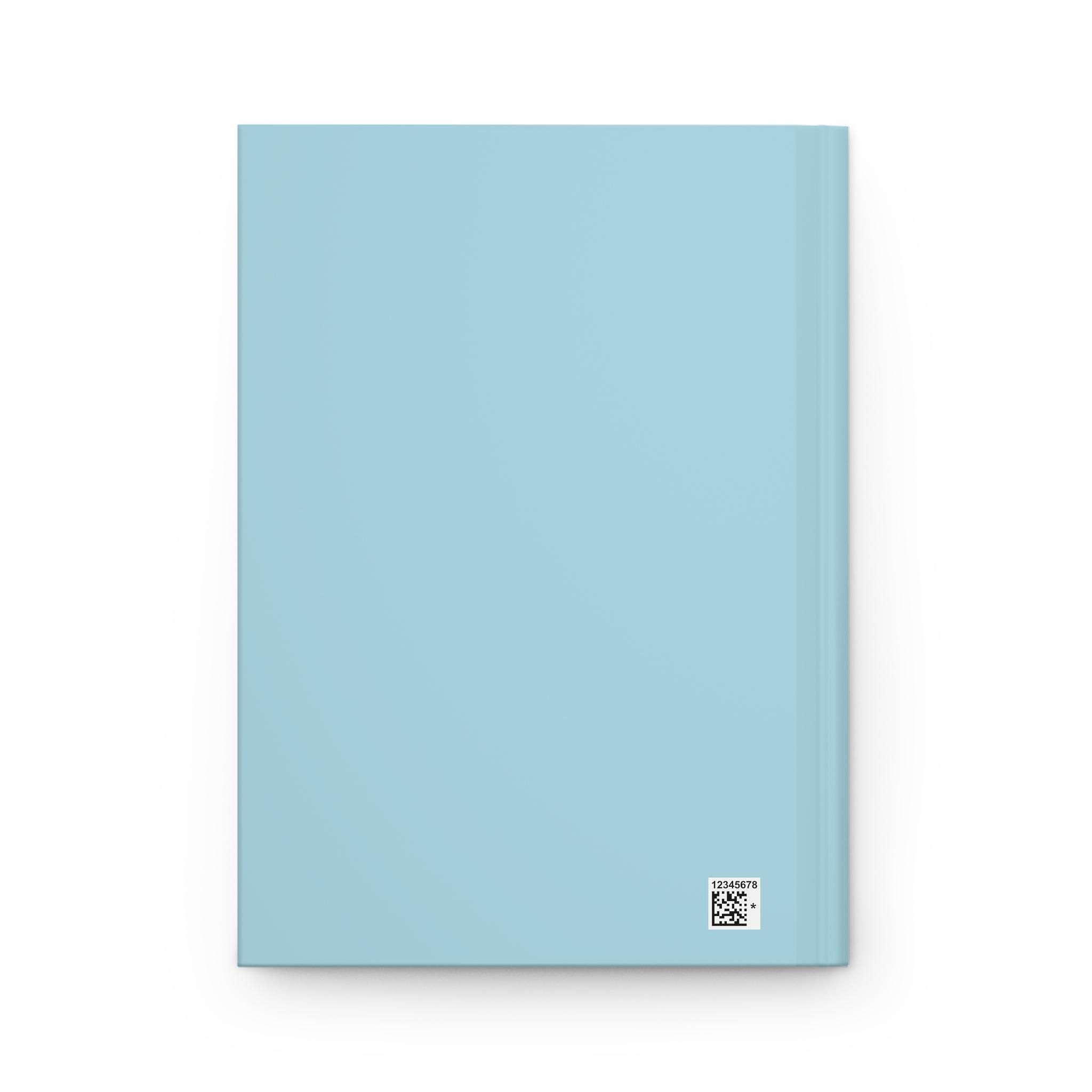Pretty Blue Notebook Plain Light Blue Pastel Blue Baby Blue Journal Hardcover Notebook, 5.75 ...