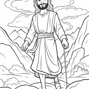 145 Bible Coloring Pages for Kids Coloring Pages Printable Digital Instant Download PDF Best Selling Item Popular Item image 9