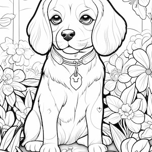 Dog Breeds Coloring Pages Coloring Pages 50+ Bonus Printable Digital