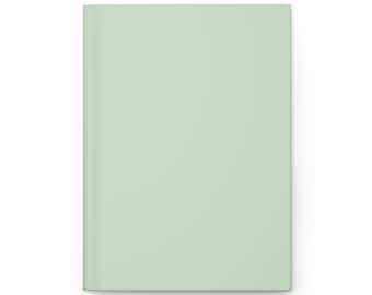 Quaderno con copertina rigida, verde chiaro pastello, verde bambino, 5,75"x8", 150 pagine a righe, articolo più venduto, tendenza più popolare