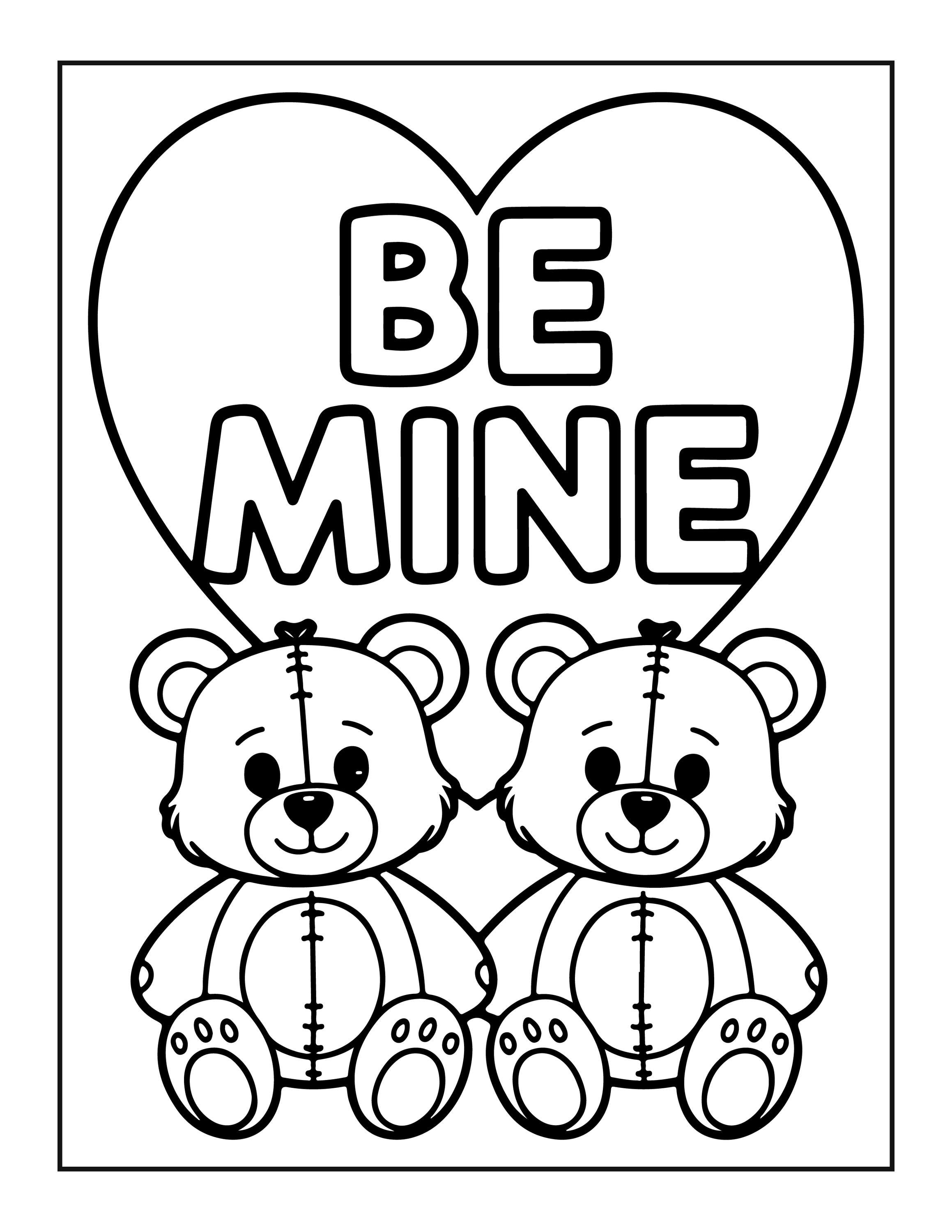 Valentines Day Coloring Pages for Kids 160 Pages Adult Kid Coloring ...