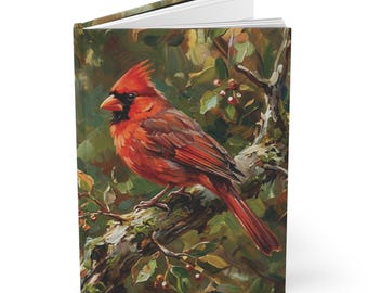 Vintage Bird Journal Hardcover Notebook 5.75"x8" 150 Lined Pages Best Selling Item Most Popular Item Trending