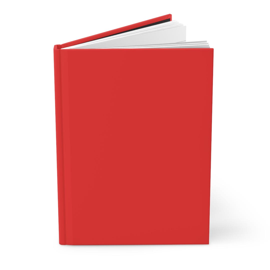 Best Seller Red Plain Journal Hardcover Notebook 5.75x8 150 Lined Pages