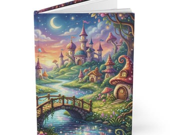Whimsical Journal Hardcover Notebook 5.75"x8" 150 Lined Pages Best Selling Item Most Popular Item Trending Plain Notebook