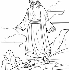 145 Bible Coloring Pages for Kids Coloring Pages Printable Digital Instant Download PDF Best Selling Item Popular Item image 2