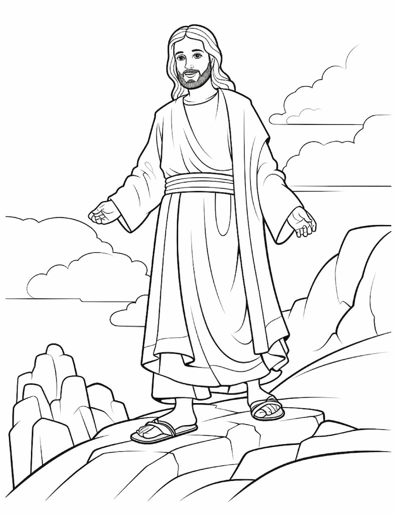 145 Bible Coloring Pages for Kids Coloring Pages Printable Digital Instant Download PDF Best Selling Item Popular Item image 2