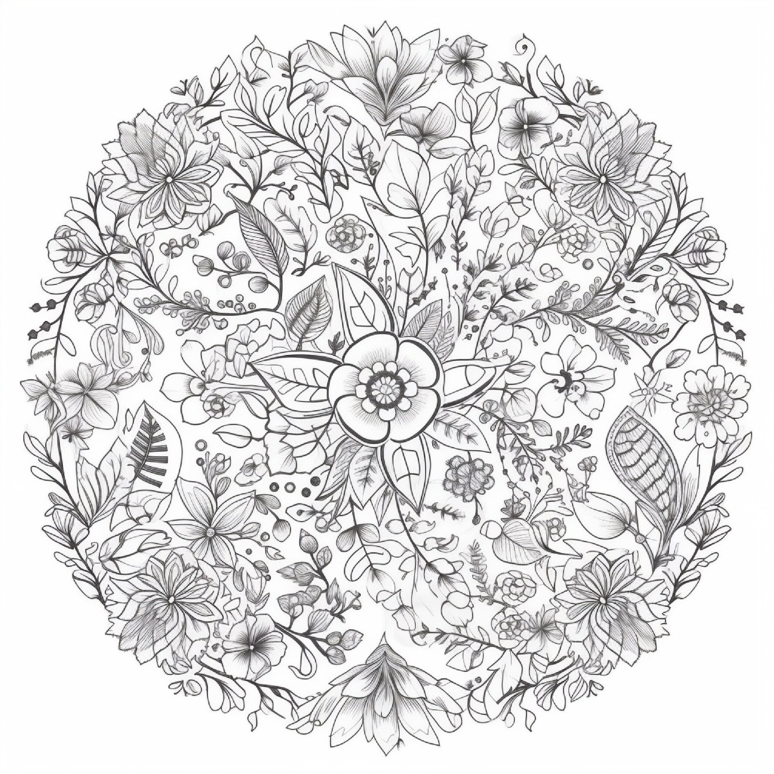 Best Seller 100 Mandala Coloring Book Pages for Kids & Adults Printable ...