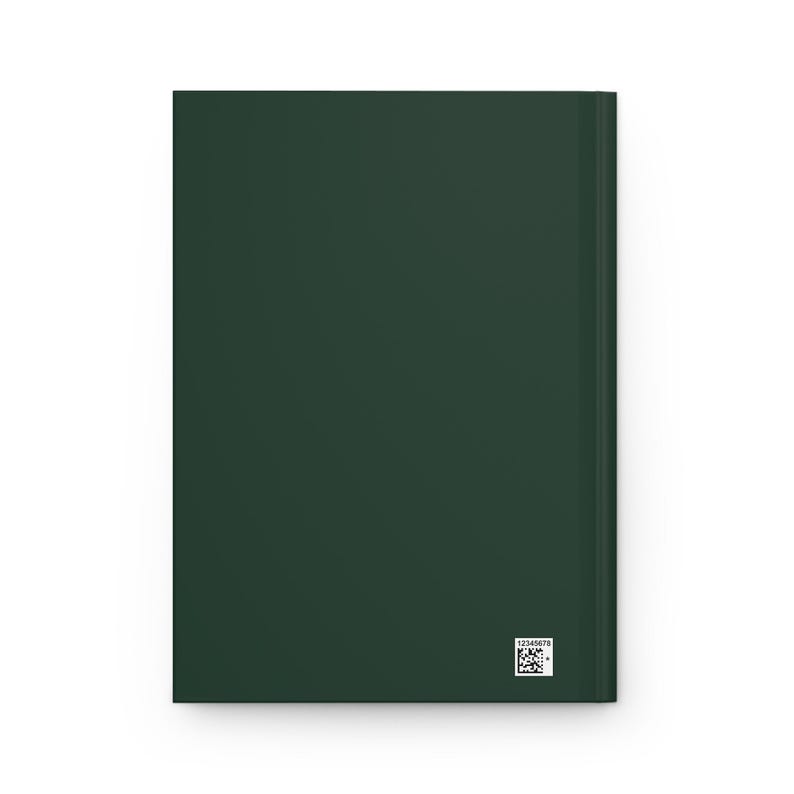 Forest Green Plain Journal Hardcover Notebook 5.75"x8" 150 Lined Pages ...