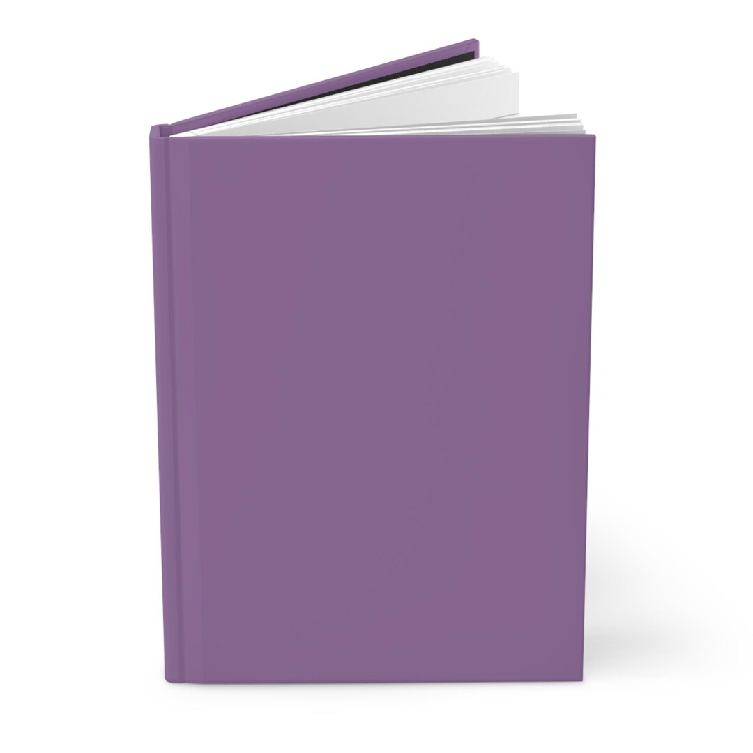 Purple Plain Journal Hardcover Notebook 5.75x8 150 Lined Pages Best