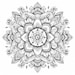 Best Seller 100 Mandala Coloring Book Pages for Kids & Adults Printable ...