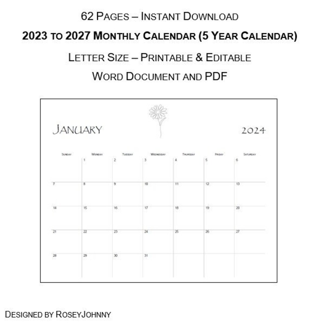 best-seller-printable-calendar-5-year-editable-calendar-flower-girl