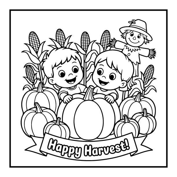 Best Selling 150 Thanksgiving Coloring Pages Fall Autumn Coloring ...