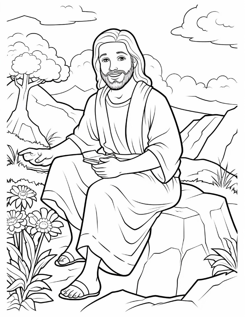 145 Bible Coloring Pages for Kids Coloring Pages Printable Digital Instant Download PDF Best Selling Item Popular Item image 5