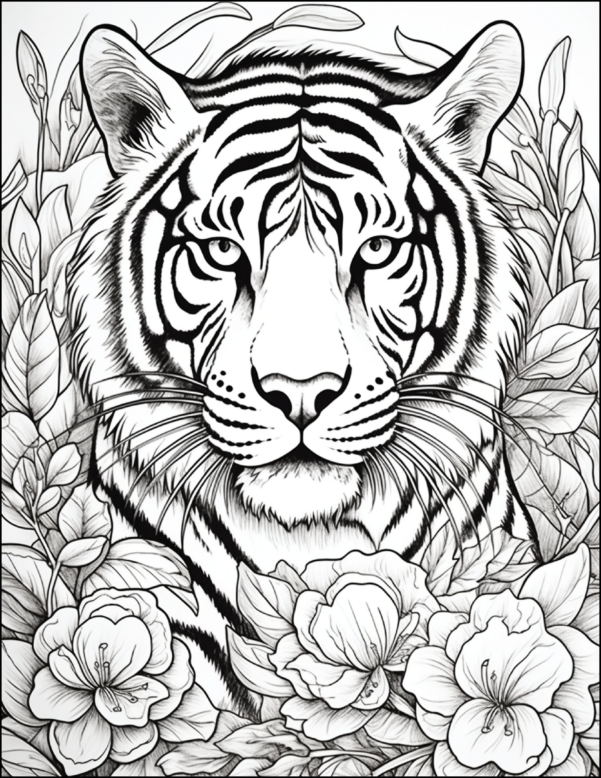 200 Safari Animals Coloring Pages Adults & Kids Coloring Pages ...