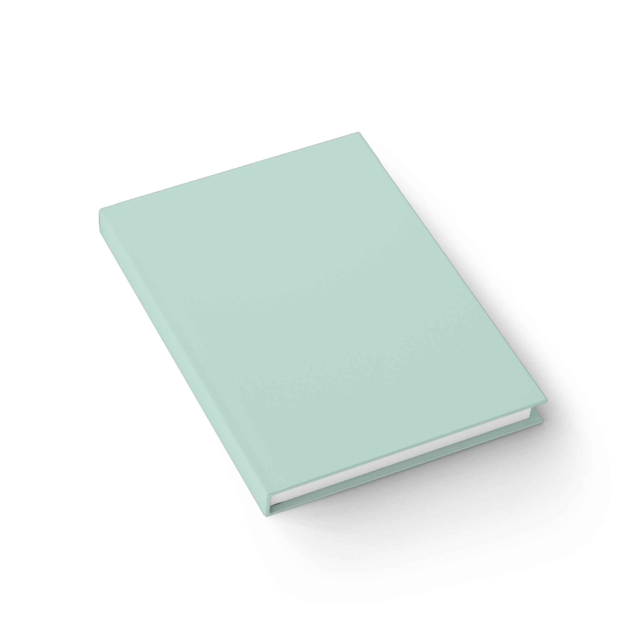 Plain Green Notebook Journal - 5x7 Inches Hardcover 128 Ruled Line ...