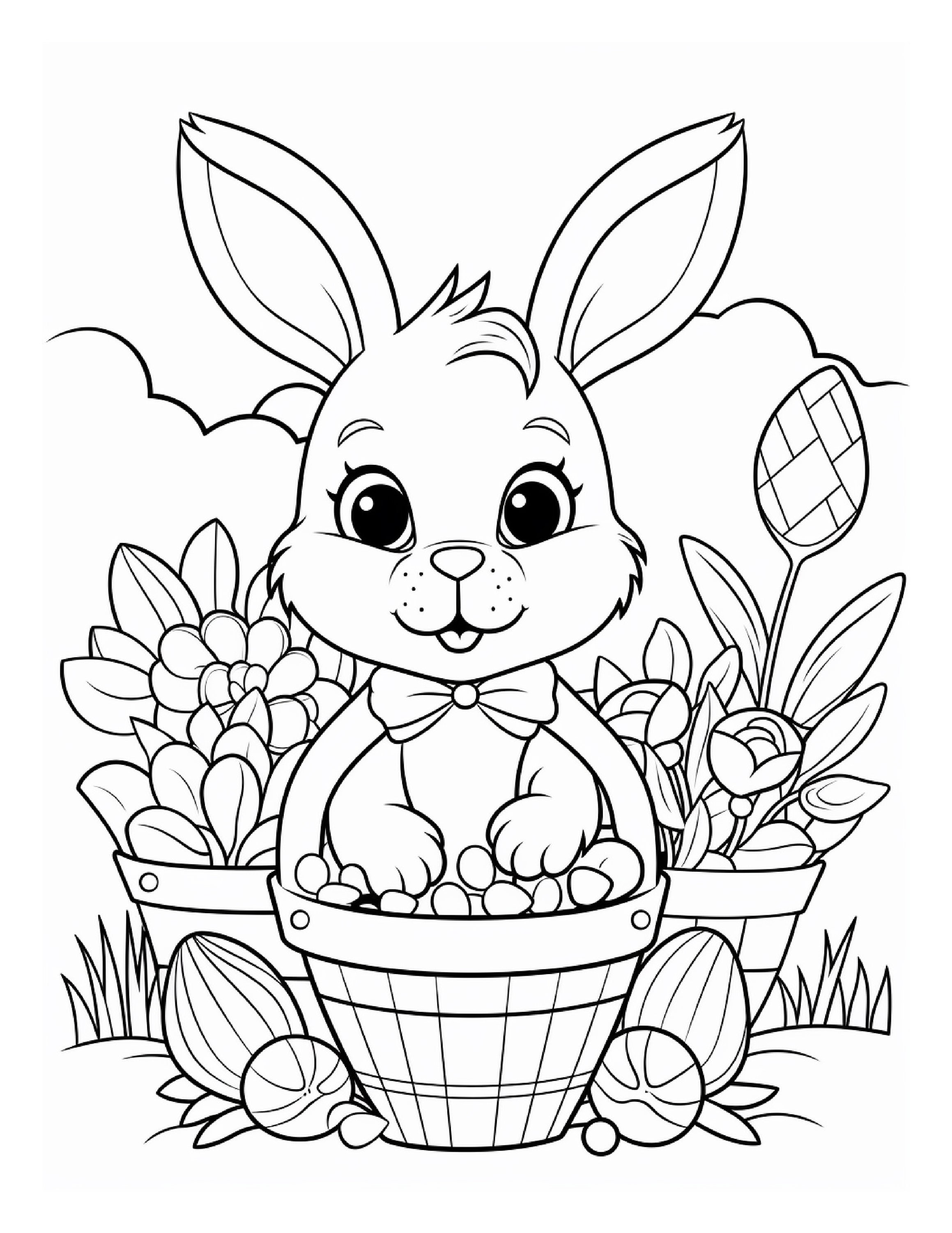 Best Seller 200 Easter Coloring Pages for Kids and Adults Printable ...