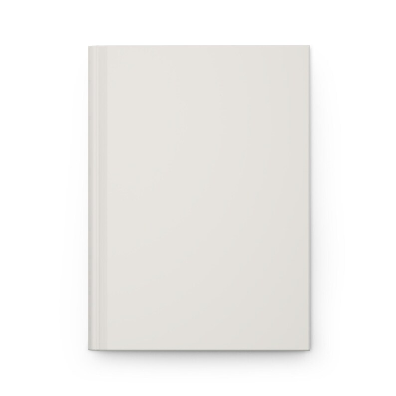 Biege Notebook Cloud Dancer Beige Plain Journal Hardcover Notebook 5.75