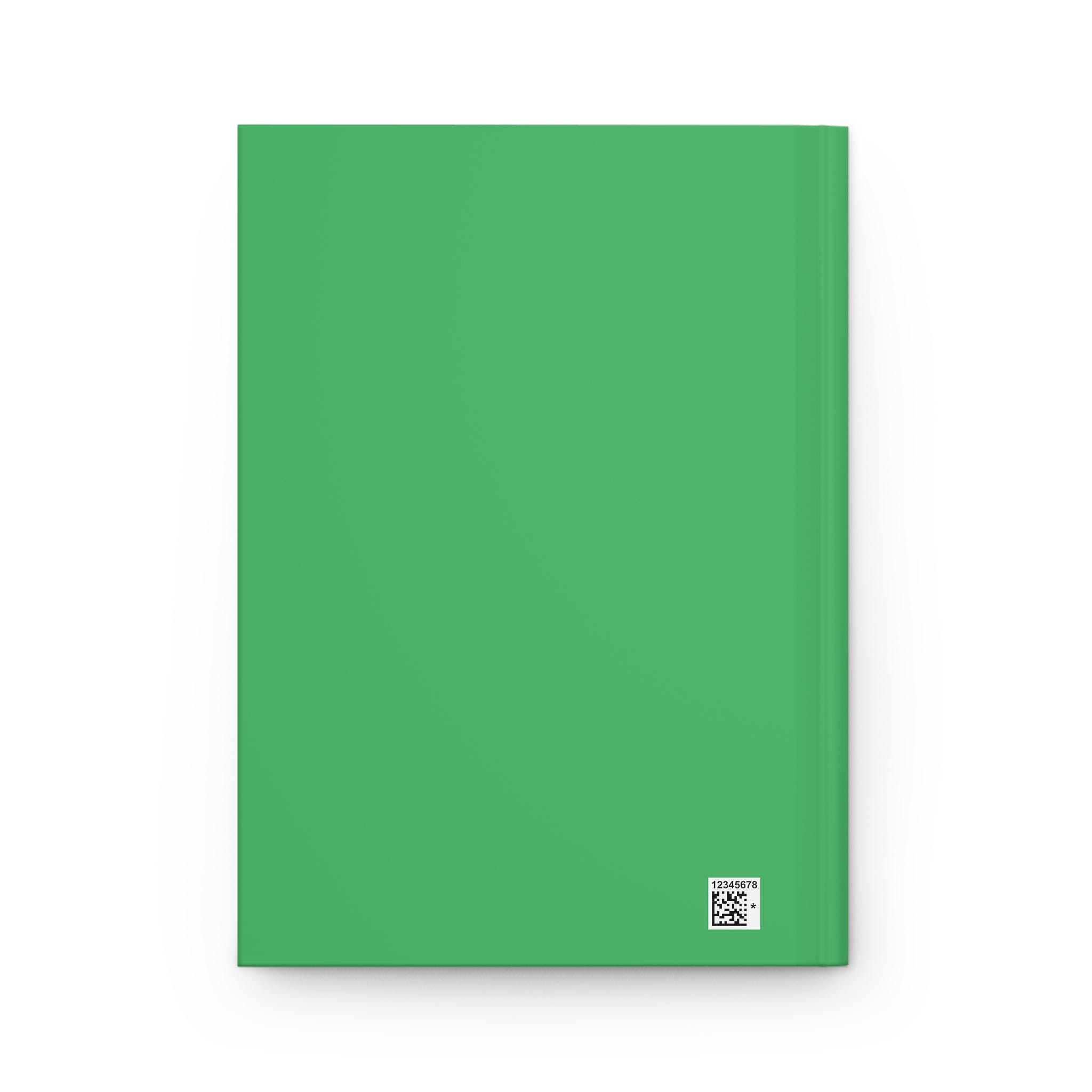 Kelly Green Plain Journal Hardcover Notebook 5.75"x8" 150 Lined Pages ...