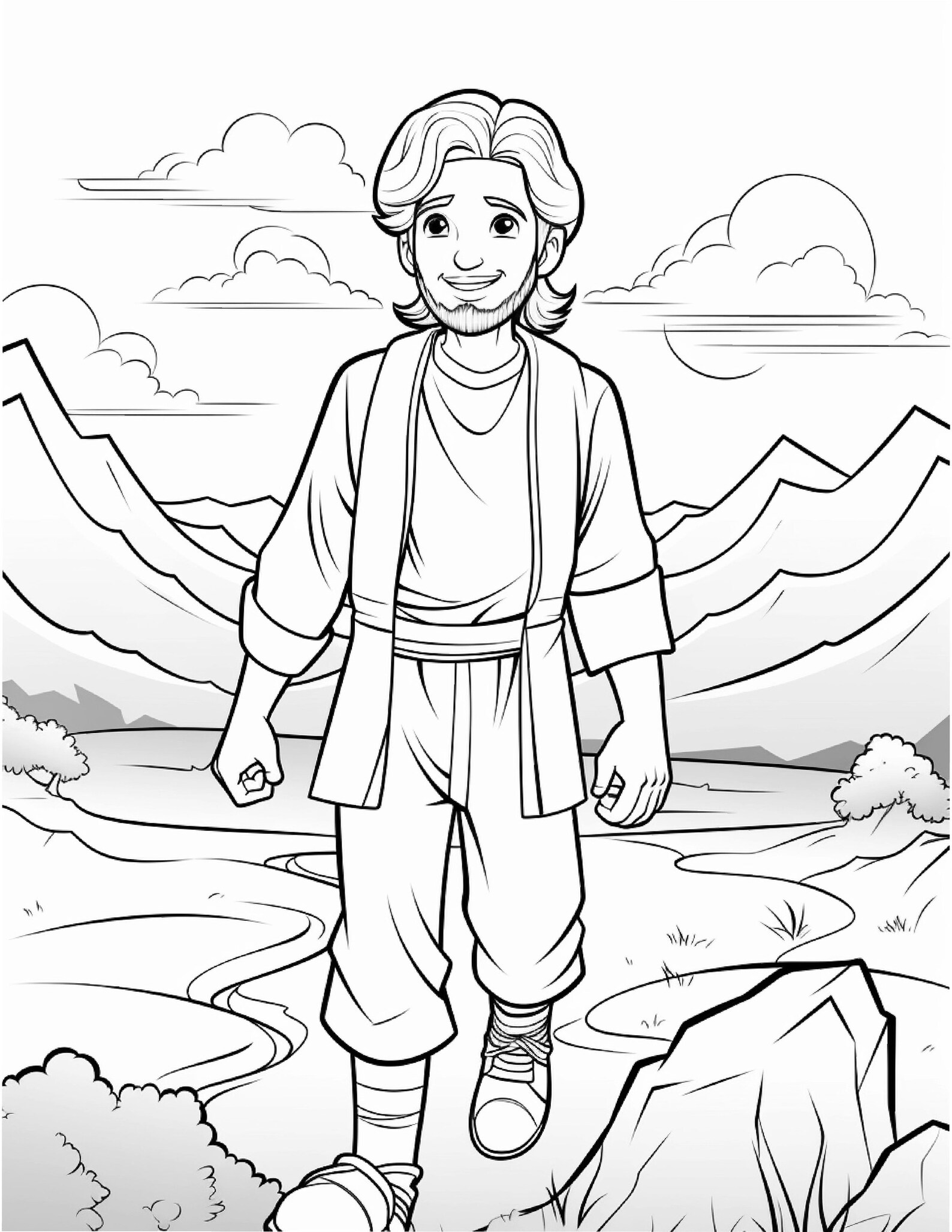 Best Selling 100 Bible Coloring Pages for Kids and Adults Printable