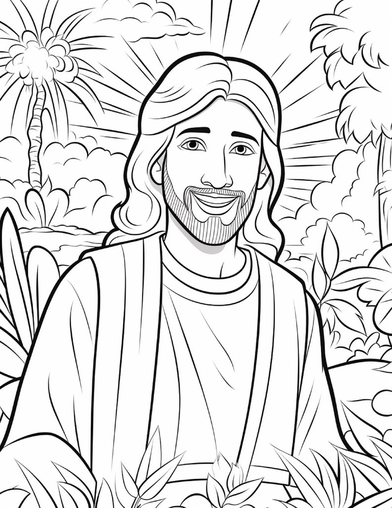 145 Bible Coloring Pages for Kids Coloring Pages Printable Digital Instant Download PDF Best Selling Item Popular Item image 8