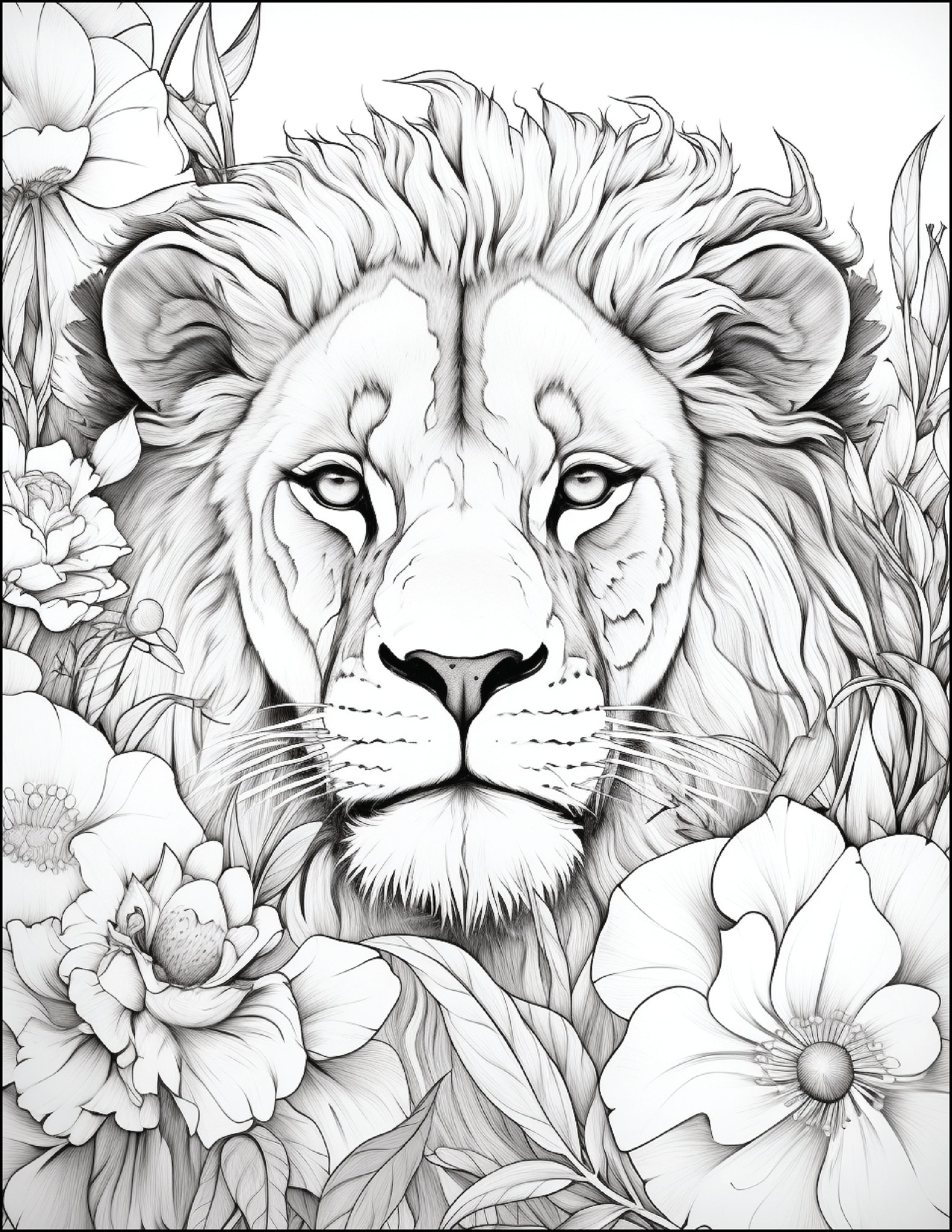 200 Safari Animals Coloring Pages Adults & Kids Coloring Pages ...