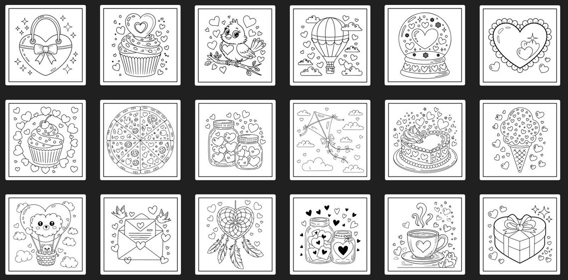 68 Valentines Day Coloring Pages Adults and Kids Coloring Pages ...