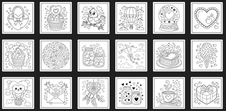 68 Valentines Day Coloring Pages Adults and Kids Coloring Pages ...