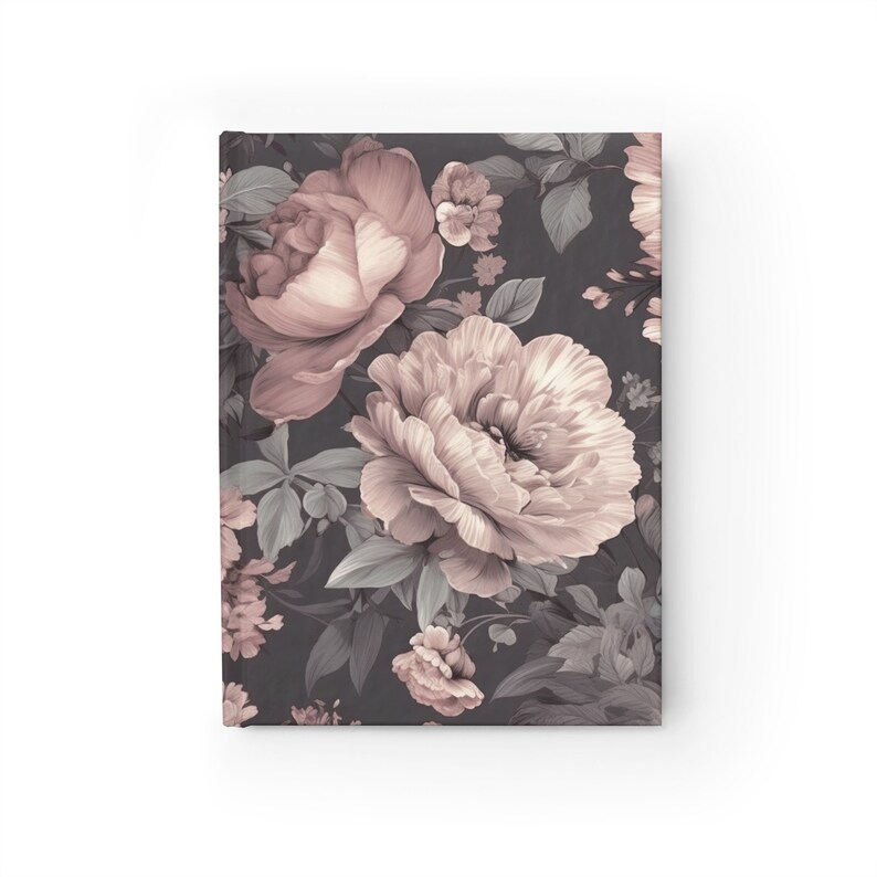 Vintage Notebook Vintage Floral Notebook Journal - 5x7 Inches Hardcover ...