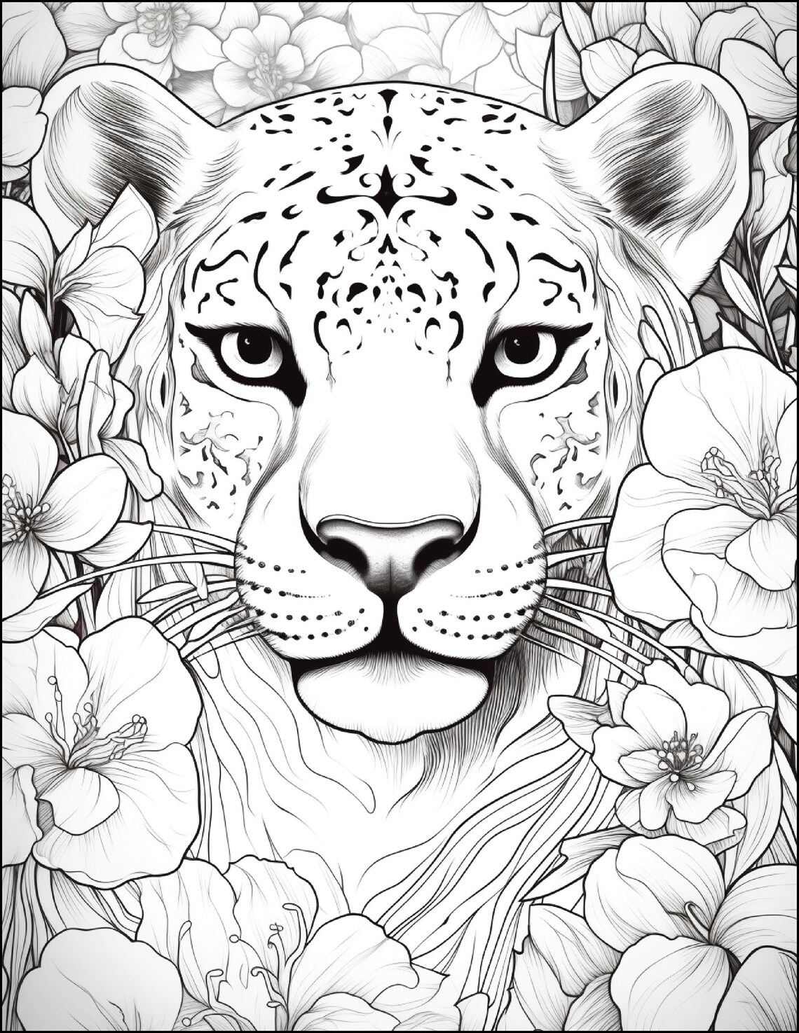 200 Safari Animals Coloring Pages Adults & Kids Coloring Pages ...
