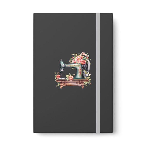 Sewing Machine Notebook Journal 5.5"×8.25" Off-white ruled paper 96 sheets (192 pages) Best Selling Item Best Sellers Most Popular Item