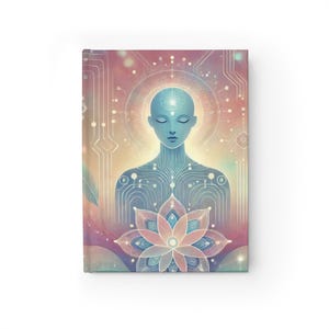 Artificial Intelligence AI Colorful Floral Notebook Journal - 5x7 Inches Hardcover 128 Ruled Line Pages Best Selling Best Sellers Popular