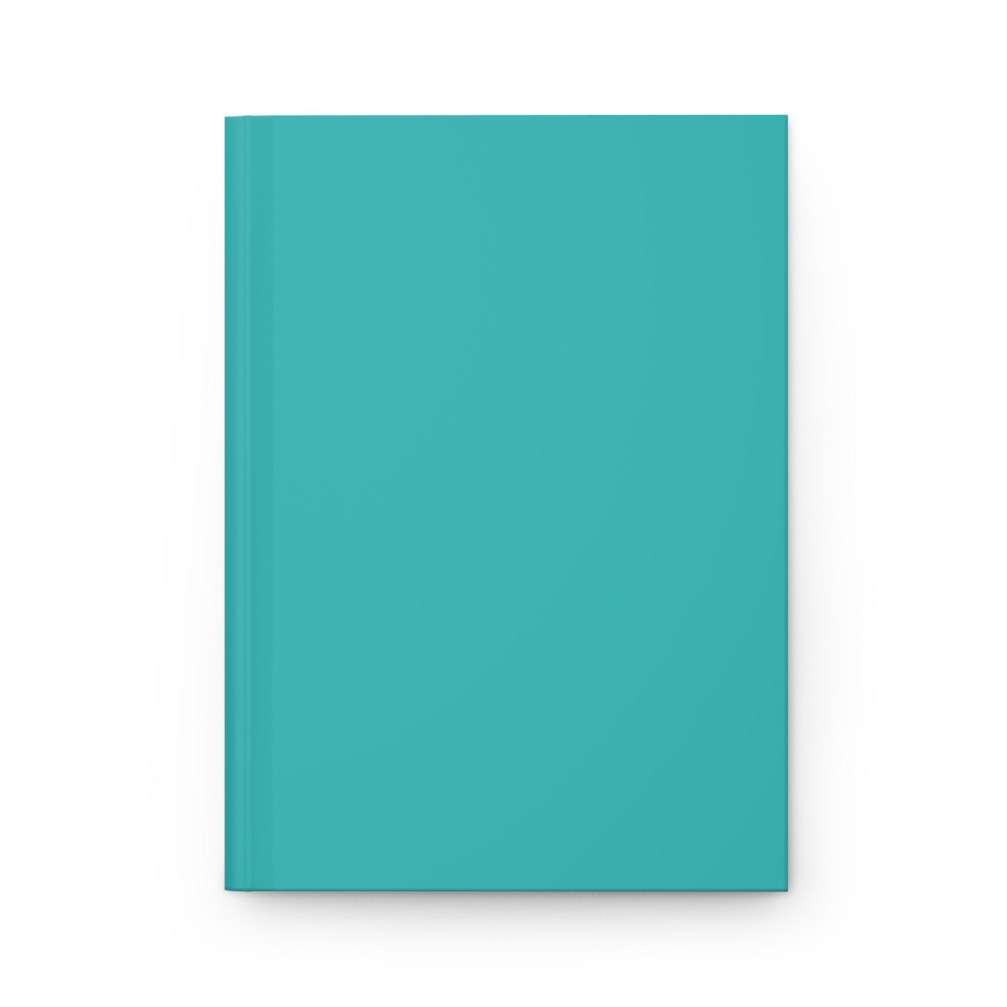 Turquoise Green Blue Plain Journal Hardcover Notebook 5.75"x8" 150 ...