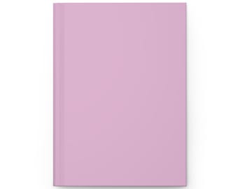Ljuslila pastelllila babylila anteckningsblock med hårt omslag, 13,5 x 20 cm, 150 linjerade sidor, bästsäljande vara Mest populär Trendig