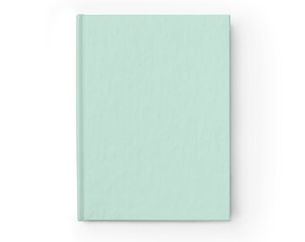 Plain Green Notebook Journal - 5x7 Inches Hardcover 128 Ruled Line Pages Best Selling Item Best Sellers Trending on Etsy