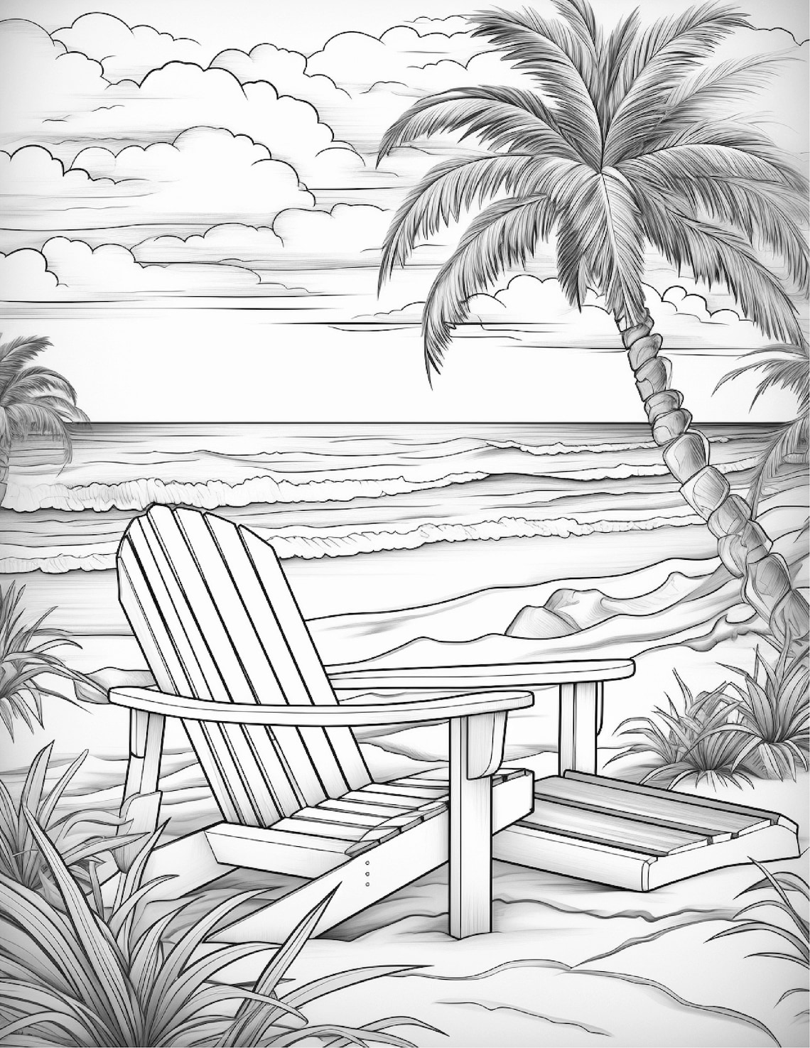220 Beach Sunset Coloring Pages - Adults and Kids Coloring Pages ...