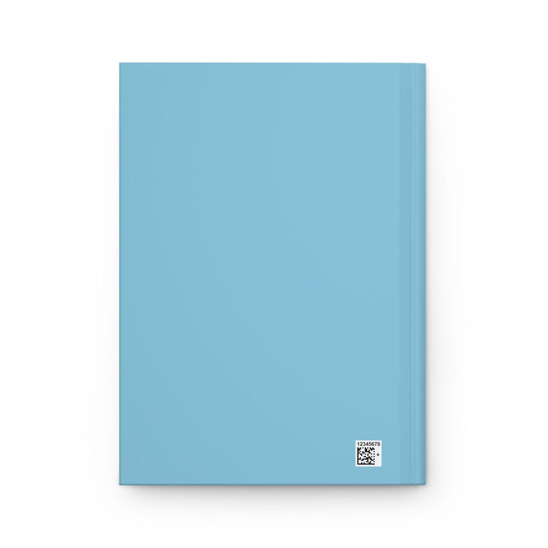 Sky Blue Plain Journal Hardcover Notebook 5.75"x8" 150 Lined Pages Best ...