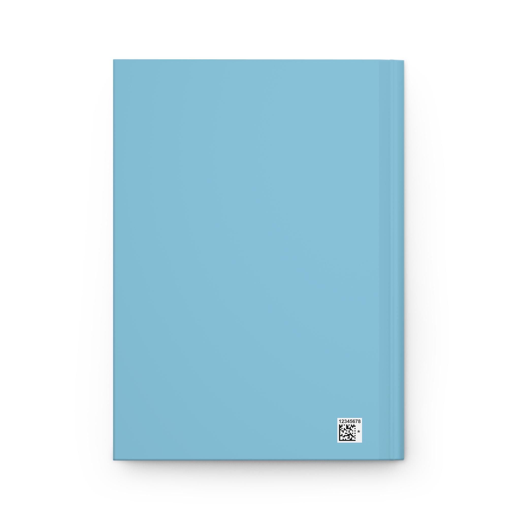 Sky Blue Plain Journal Hardcover Notebook 5.75"x8" 150 Lined Pages Best ...