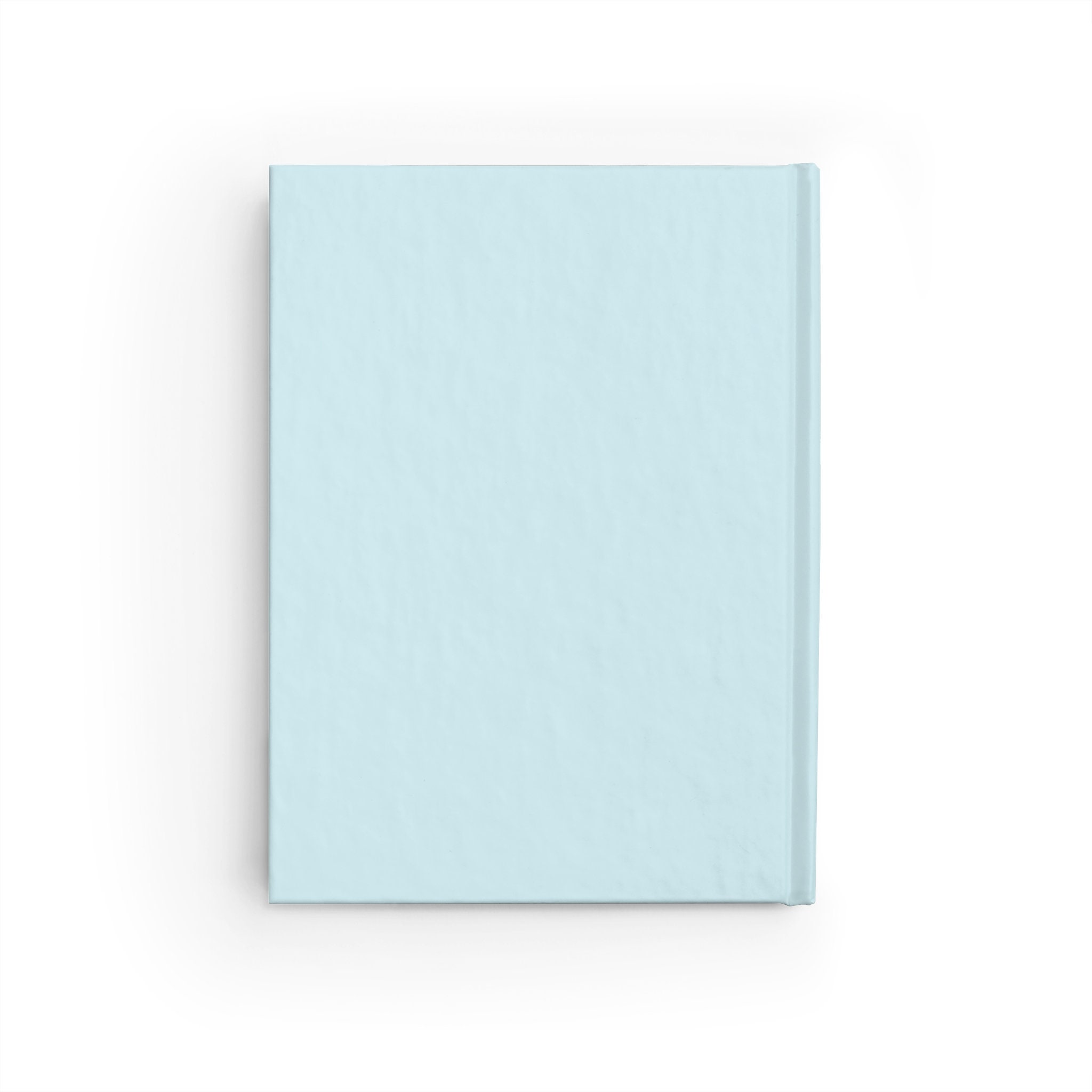 Plain Blue Notebook Journal - 5x7 Inches Hardcover 128 Ruled Line Pages ...