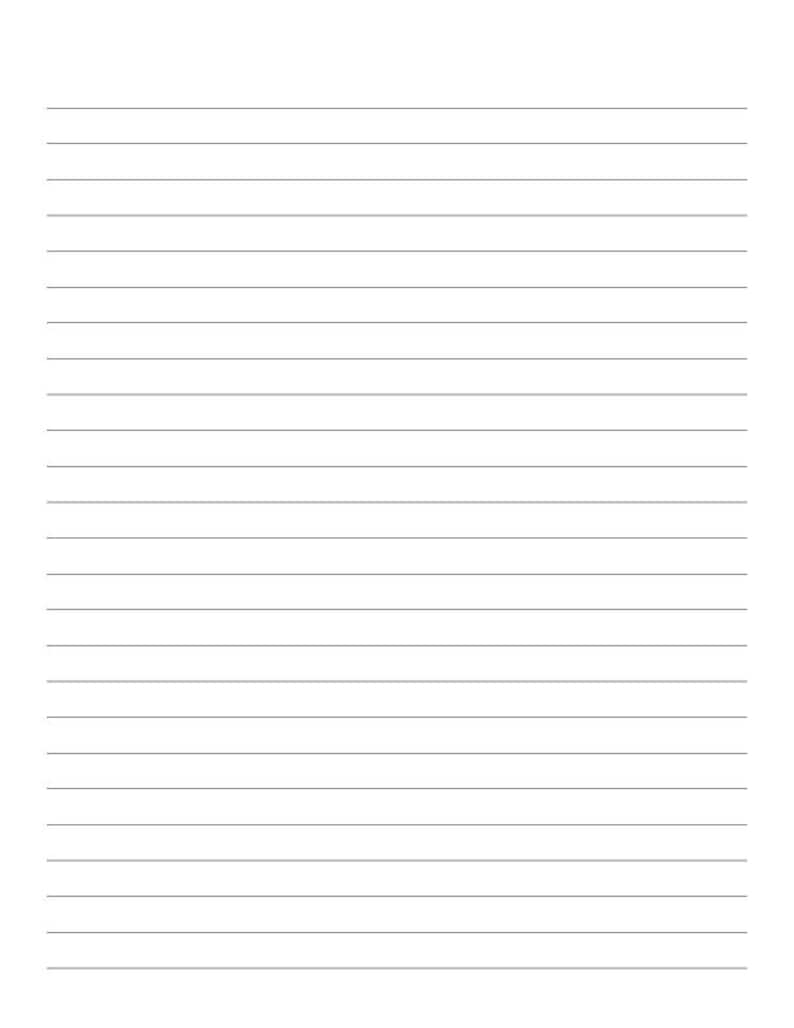 Best Seller 100 PRINTABLE Stationery Ruled Paper Bundle Lined 8 1/2 X ...