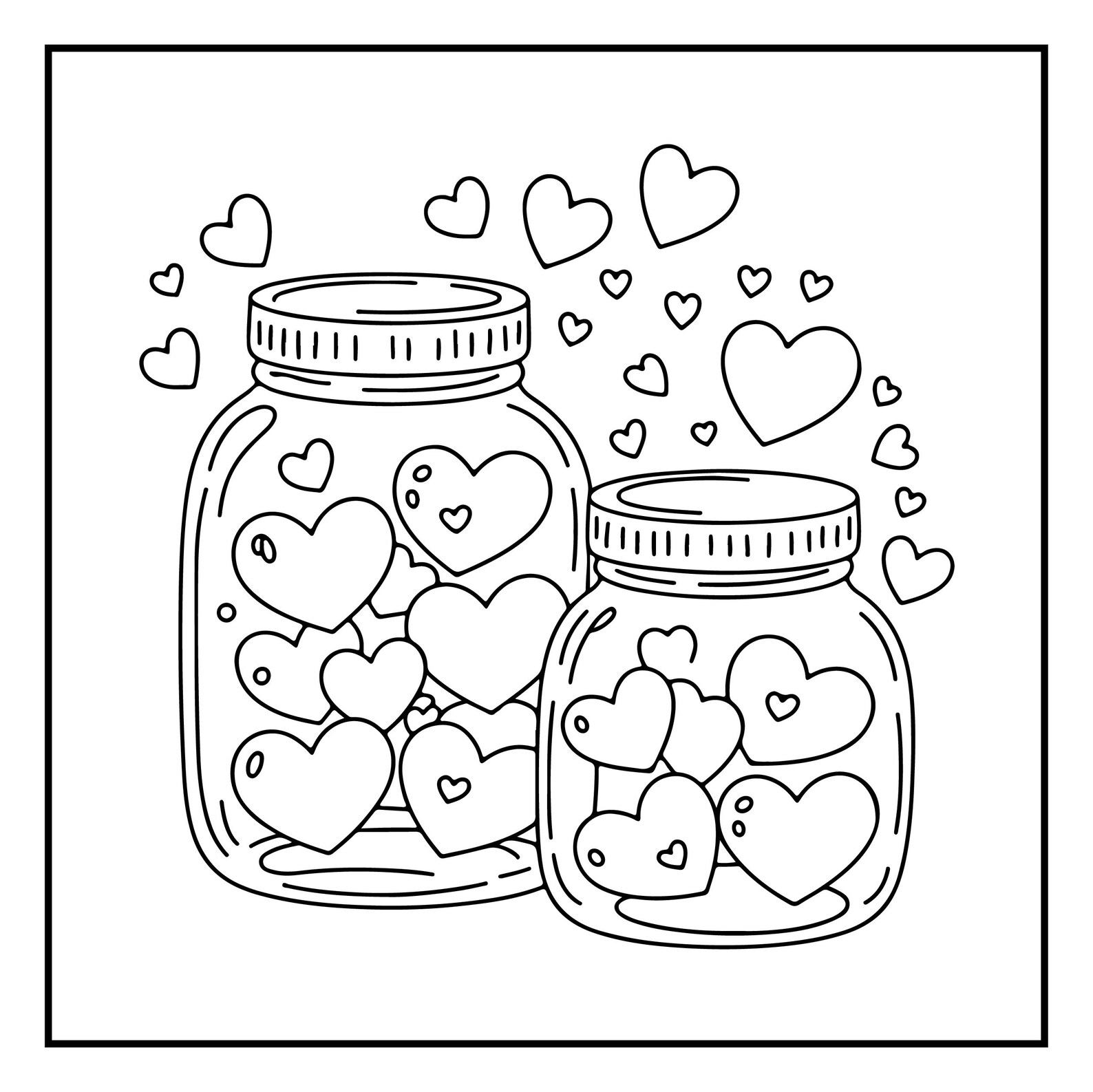 68 Valentines Day Coloring Pages Adults and Kids Coloring Pages ...