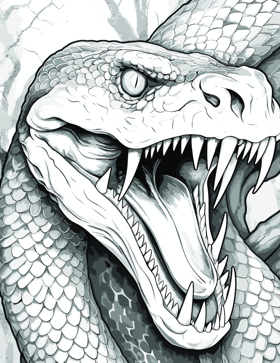 Best Selling Item Best Seller Snake Coloring Pages 40 Pages